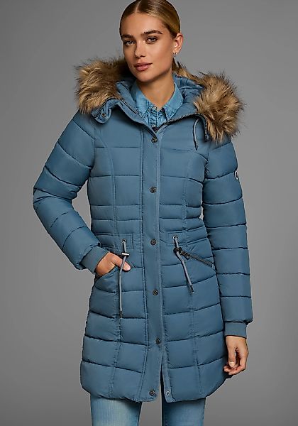 KangaROOS Steppjacke, mit Kapuze, figurbetonter Schnitt, mit Reißverschluss günstig online kaufen
