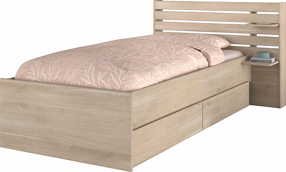 Parisot Stauraumbett "Escale" inklusive 2 Schubkästen auf Rollen günstig online kaufen