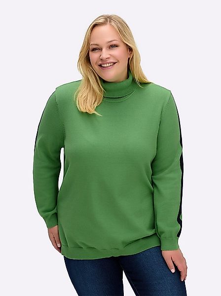 Sheego Strickpullover Rollkragenpullover . günstig online kaufen
