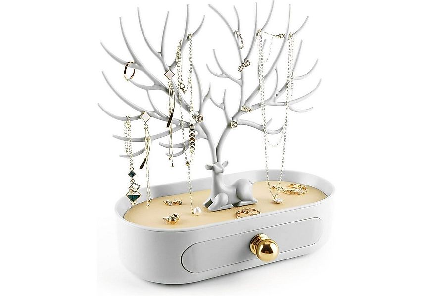 LuxusKollektion Ohrring und Ketten Set Schmuckständer Geweih Baum Rack Aufb günstig online kaufen