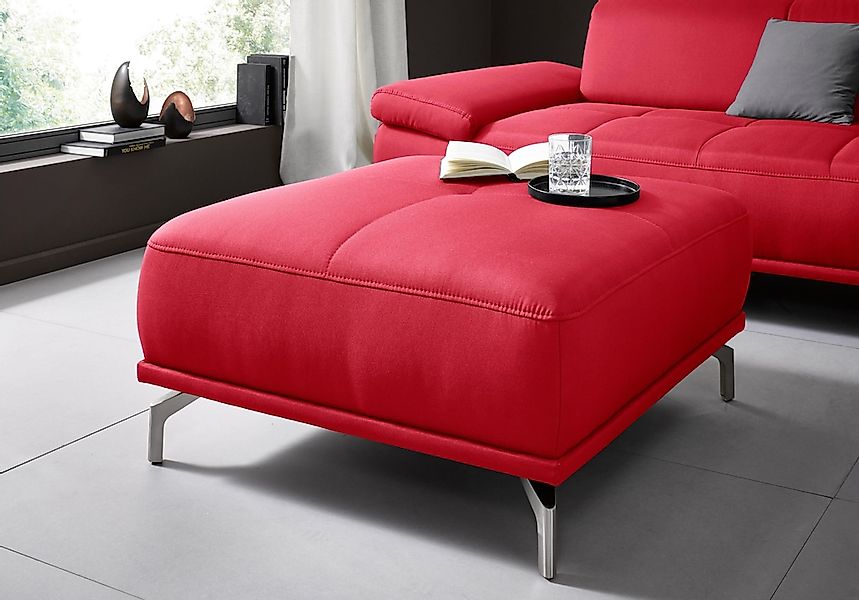 Places of Style Polsterhocker "Caluna", moderner Sitzhocker in hochwertiger günstig online kaufen