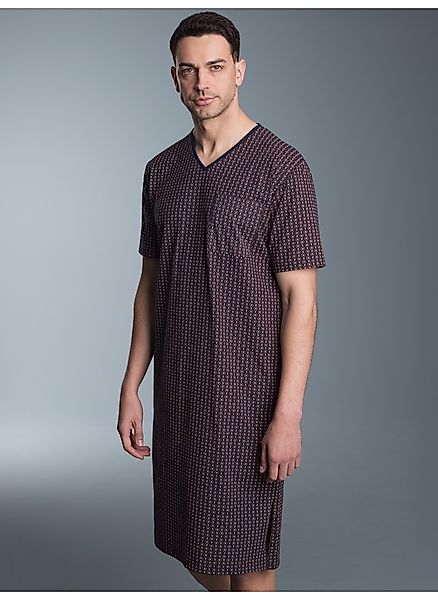 Trigema Pyjama "TRIGEMA Nachthemd mit Allover-Vintage-Print", (1 tlg.) günstig online kaufen