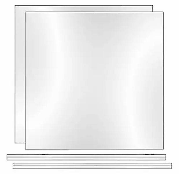 Phoenix Regalelement »Rückwand Atlanta«, (Packung, 2 St.), B/H/T: 34,2/3/34 günstig online kaufen