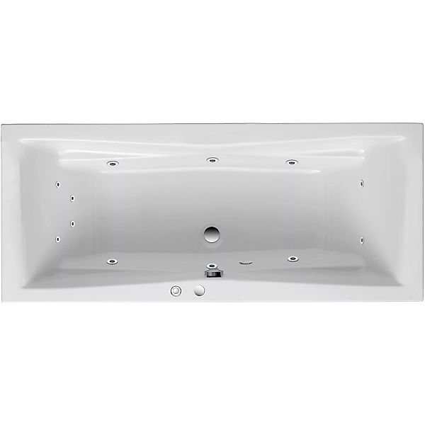 Ottofond Whirlpool Atlanta Duo Komfort 190 cm x 80 cm Weiß günstig online kaufen