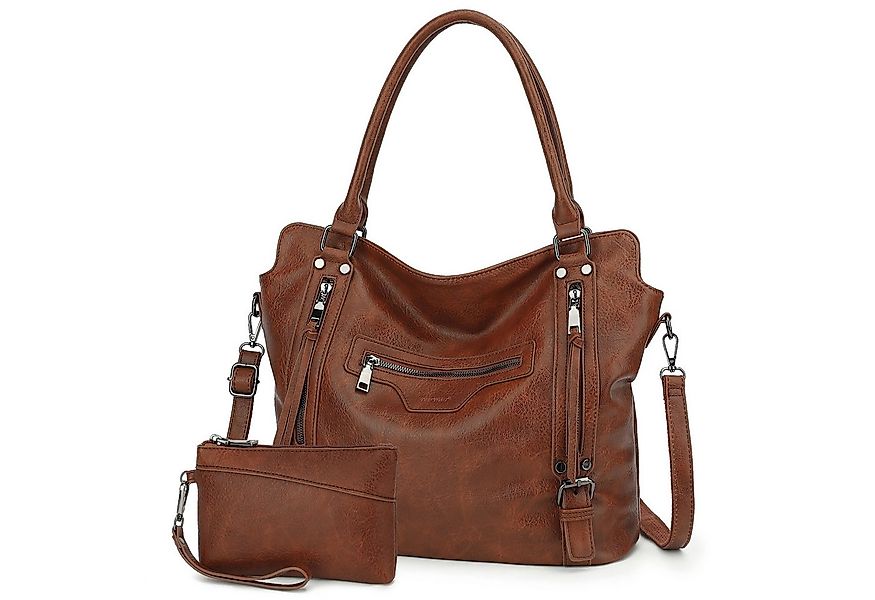 TAN.TOMI Handtasche Damen Shopper - Set Schultertasche Henkeltasche Umhänge günstig online kaufen