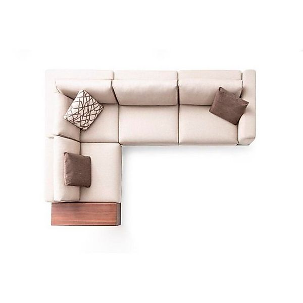 Xlmoebel Ecksofa Helles L-Form Stoffsofa in Beige für modernes Wohnzimmer, günstig online kaufen