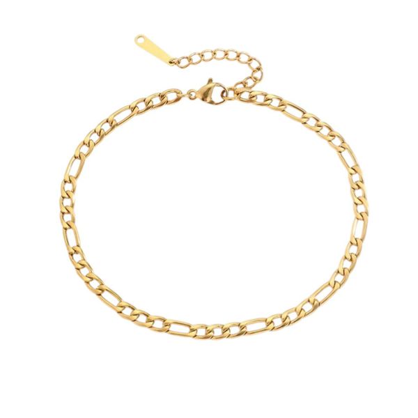 KARMA Fußkette Silber od. Gold Edelstahl günstig online kaufen