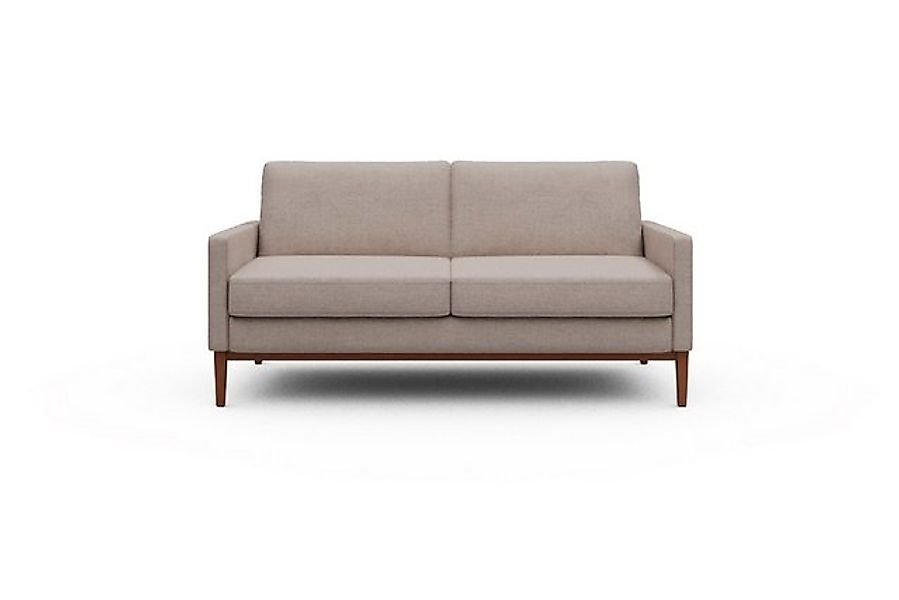 moebelfaktor Sofa Bodo 2,5-Sitzer, Retro-Design, elegante Linien, stabile H günstig online kaufen