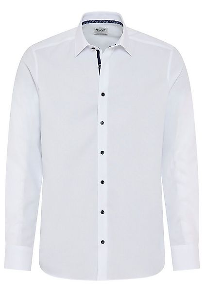 OLYMP Businesshemd Level 5 Body Fit mit kontrastfarbigen Knöpfen und Detail günstig online kaufen