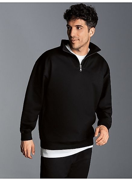 Trigema Sweatshirt TRIGEMA Troyer in bequemer günstig online kaufen