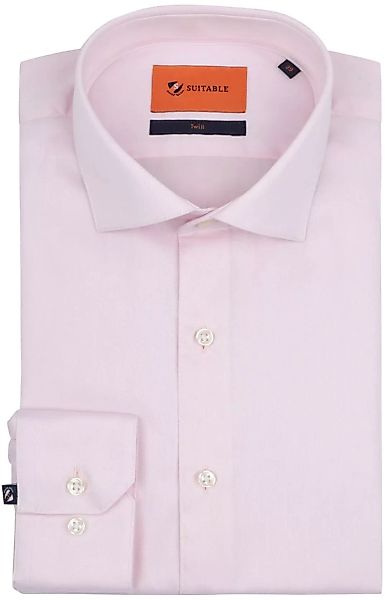 Suitable Hemd Twill Rosa - Größe 42 günstig online kaufen