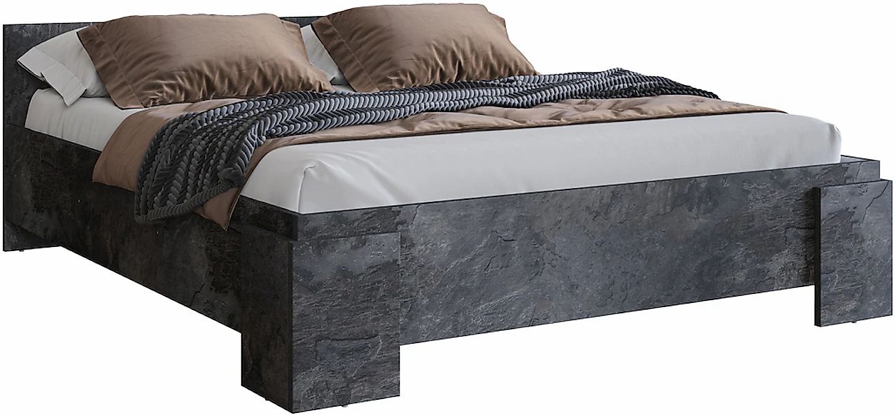 Home affaire Bettgestell "India, FSC-zertifizierter Holzwerkstoff, Made in günstig online kaufen