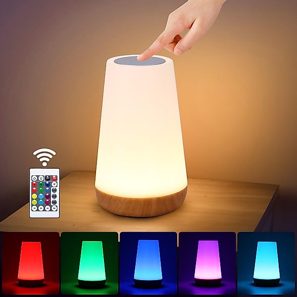 BlingBin LED Nachttischlampe Tischlampe Touch Dimmbar günstig online kaufen