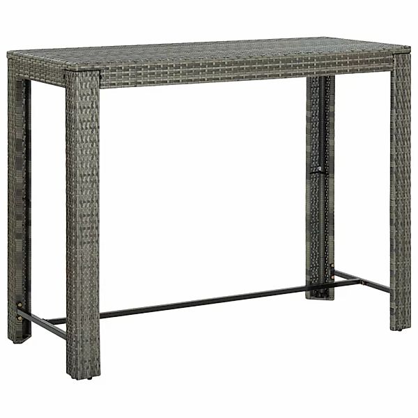 vidaXL Gartentisch Garten-Bartisch Grau 140,5x60,5x110,5 cm günstig online kaufen