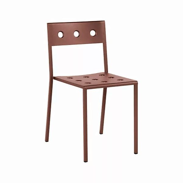Stapelbarer Stuhl Balcony metall rot / Stahl - Hay - Rot günstig online kaufen
