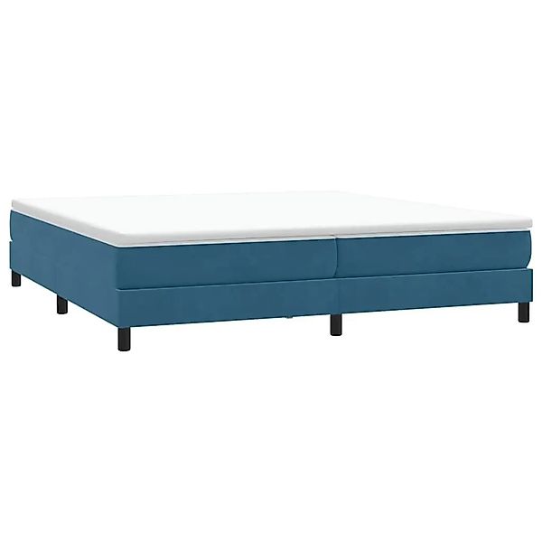 vidaXL Boxspringbett ohne Matratze Dunkelblau 200x210 cm Samt 3315847 günstig online kaufen