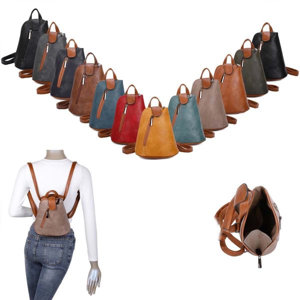 ITALYSHOP24 Rucksack Damen Schultertasche Cross Over günstig online kaufen