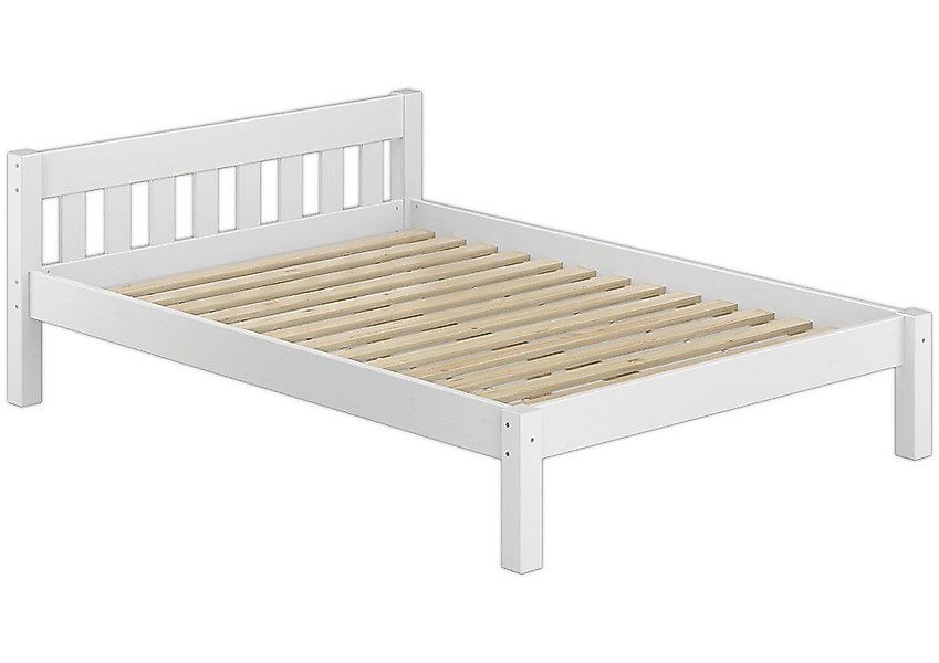 ERST-HOLZ Bett Weißes Doppelbett 160 x günstig online kaufen