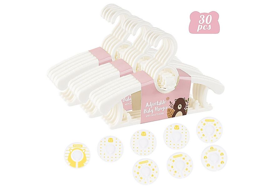 ElitVita Kleiderbügel Verstellbare Kinderkleiderbügel, Rutschfest, mit Größ günstig online kaufen