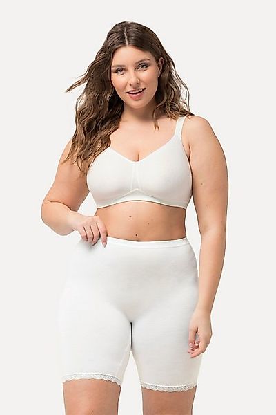 Ulla Popken Radlerhose Radler Spitzensaum Bambusqualität günstig online kaufen