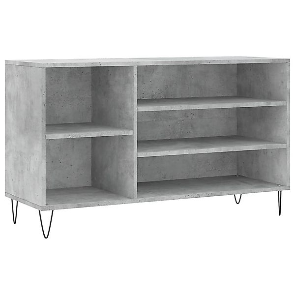 vidaXL Schuhregal Schuhregal Betongrau 102x36x60 cm günstig online kaufen
