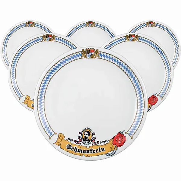 Seltmann Weiden Speiseteller »Speiseteller Compact Bayern ø 27 cm 6er Set b günstig online kaufen