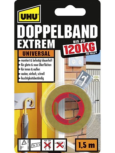 UHU Klebepad UHU Doppelband Extrem Universal günstig online kaufen
