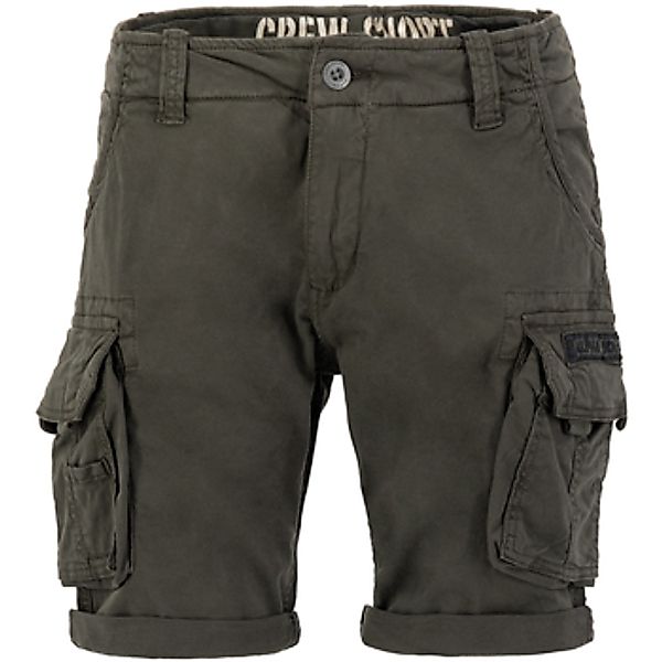 Alpha Industries  Shorts Crew Short - greyblack günstig online kaufen