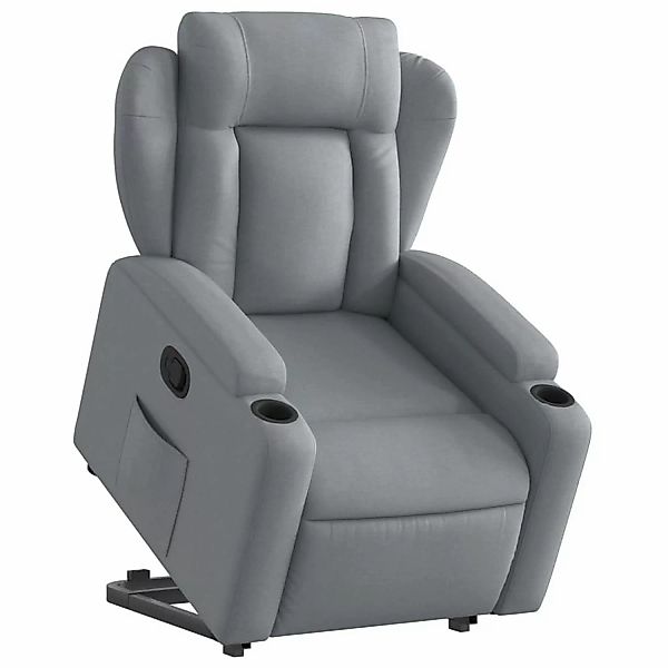 vidaXL Sessel Relaxsessel mit Aufstehhilfe Hellgrau günstig online kaufen