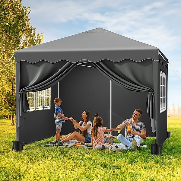 TLGREEN Faltpavillon 3x3 M Gartenpavillon Höhenverstellbar, günstig online kaufen