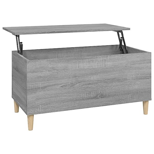 vidaXL Couchtisch Grau Sonoma 90x44,5x45 cm Holzwerkstoff Modell 4 günstig online kaufen