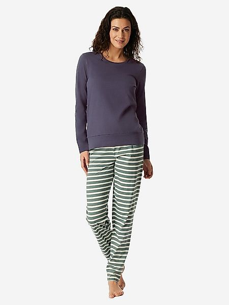 Schiesser Pyjama Casual Basics (2 tlg) Schlafanzug, Pyjama Set, Nachtwäsche günstig online kaufen
