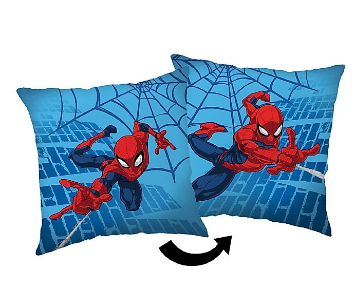 Spiderman Dekokissen Kopfkissen (1 Stück) Premium Dekokissen mit beidseitig günstig online kaufen