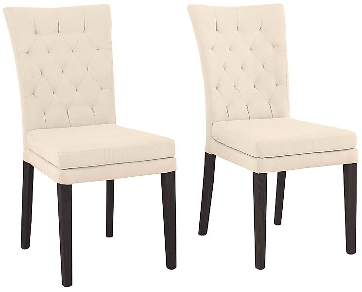 Home affaire 4-Fußstuhl "Colorado" (Set) 6 Stk.Beine aus Buche, wengefarben günstig online kaufen