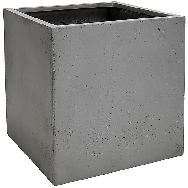 VIVANNO Pflanzkübel Fiberglas BLOCK Würfel - Grau Beton-Design (1 St), 30x3 günstig online kaufen