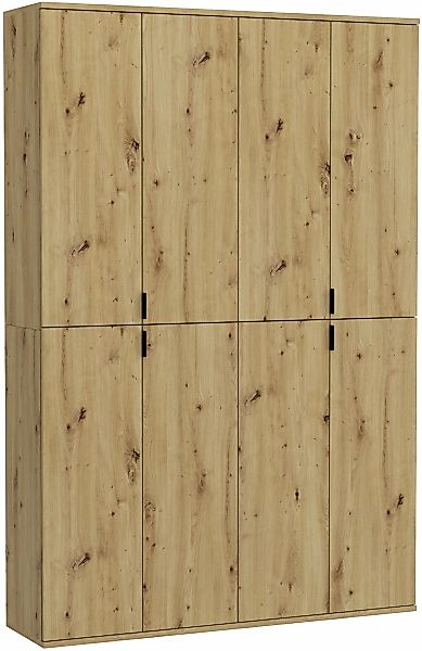 Home affaire Garderoben-Set "Trondheim, Breite 122cm, best. aus 2 Schränken günstig online kaufen