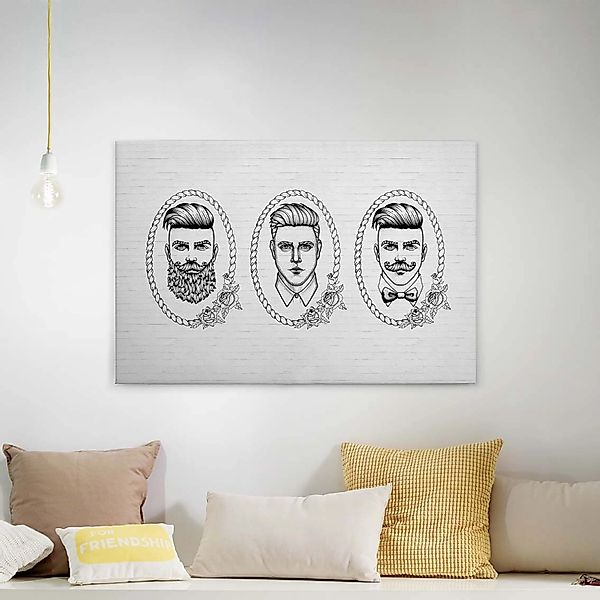 A.S. Création Leinwandbild "iconic 3" Kunst  Modern 1 Stk. tlg. Schwarz-Wei günstig online kaufen