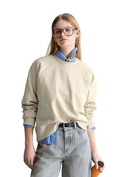 Marc O'Polo DENIM Sweatshirt mit Rippstrick-Bündchen günstig online kaufen