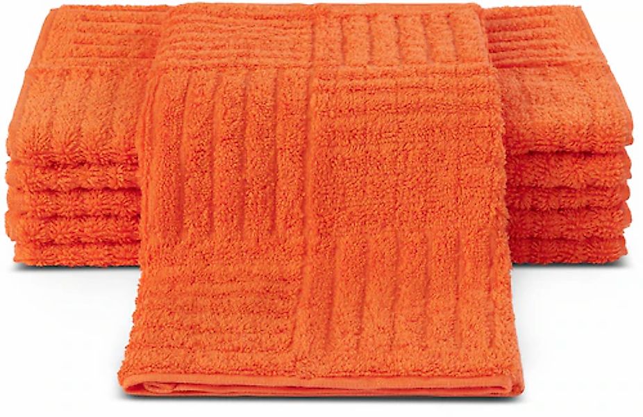 ROSS Gästehandtücher »CARRE«, (Packung, 6 St.), 100% Baumwolle günstig online kaufen