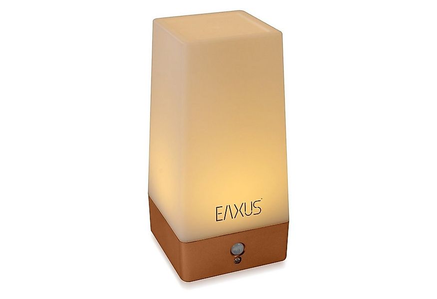 EAXUS LED Tischleuchte Kabllose Nachtlampe im Kupfer/Bronze Look, mit Beweg günstig online kaufen