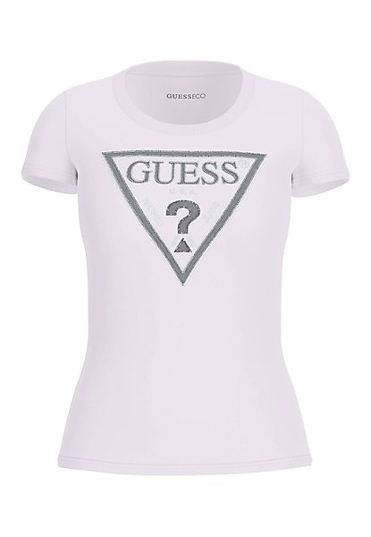 Guess T-Shirt Damen T-Shirt SHINY TRIANGLE günstig online kaufen