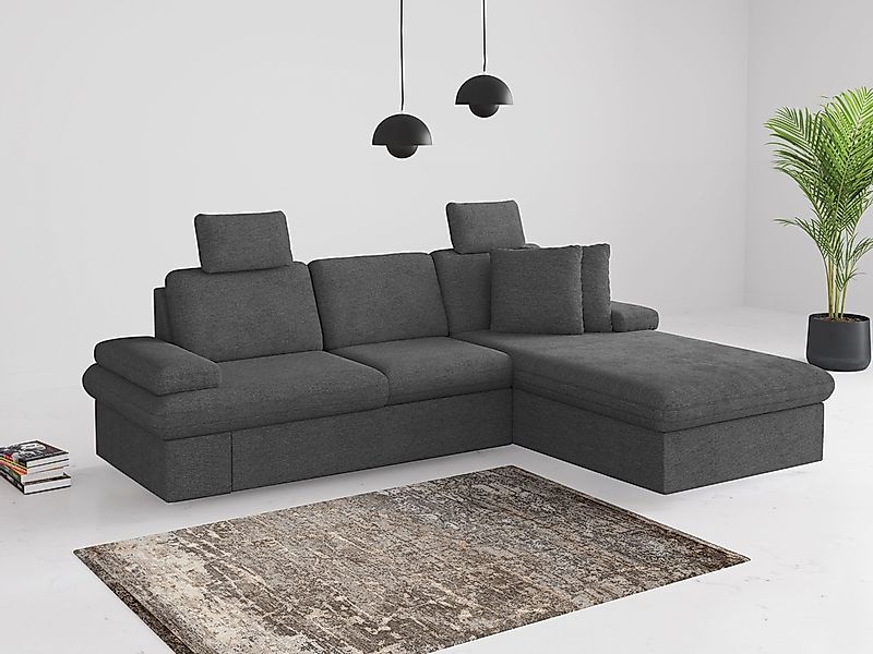 sit&more Ecksofa "Moreno", mit Armteilverstellung,wahlweise mit Bettfunktio günstig online kaufen