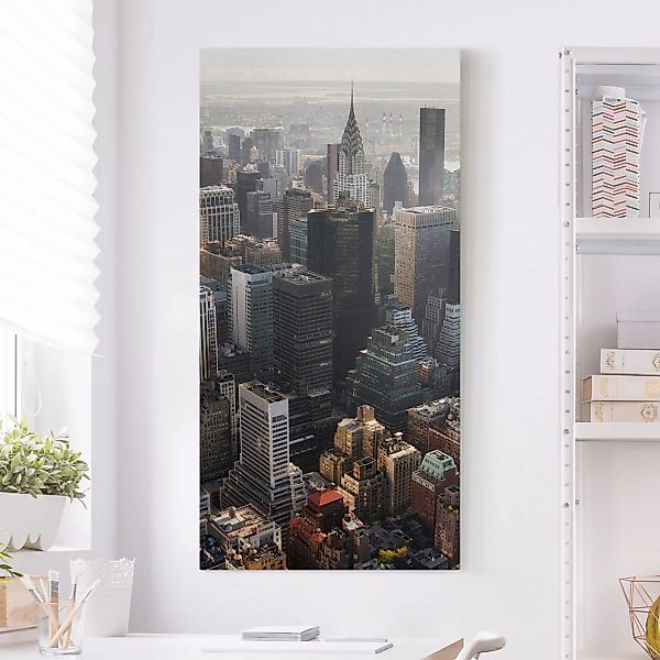 Leinwandbild Architektur & Skyline - Hochformat Vom Empire State Building U günstig online kaufen