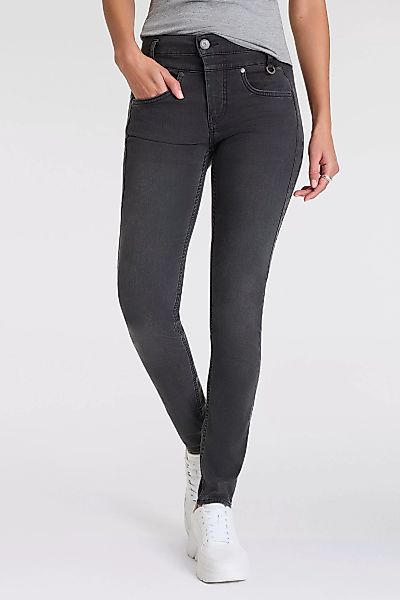 Herrlicher Skinny-fit-Jeans "Sharp Slim Reused Denim Black", mit dekorative günstig online kaufen