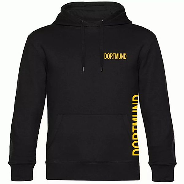 multifanshop Kapuzensweatshirt Dortmund - Brust & Seite - Hoodie günstig online kaufen