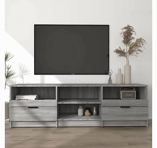 vidaXL TV-Schrank TV-Schrank Grau Sonoma 150x33,5x45 cm Spanplatte Lowboard günstig online kaufen