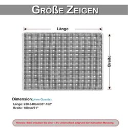 BTTO Sofaschoner Sofahusse Sofadecke mit Quasten, günstig online kaufen