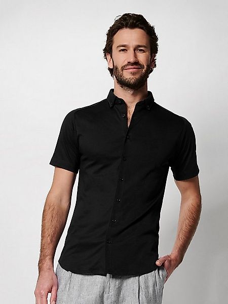 DESOTO Kurzarmhemd Jerseyhemd Casual Modern Button Down halbarm Flexibler S günstig online kaufen
