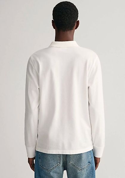 Gant Poloshirt "REG SHIELD LS PIQUE RUGGER", mit Logotickerei auf der Brust günstig online kaufen