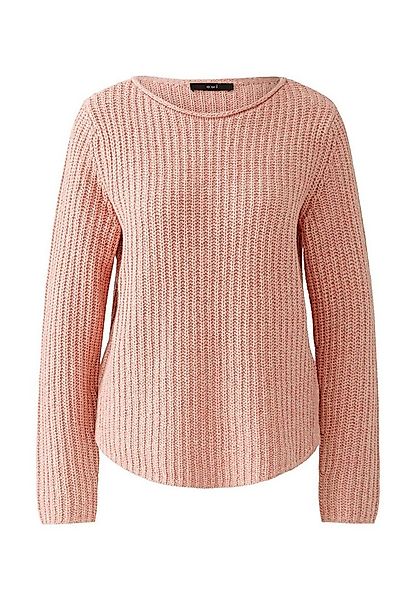 Oui Rundhalspullover NAOLIN Pullover Baumwollmischung günstig online kaufen